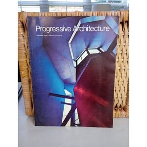 Progressive Architecture Magazine Dec 1973 DFW Design For 2001 Morocco
